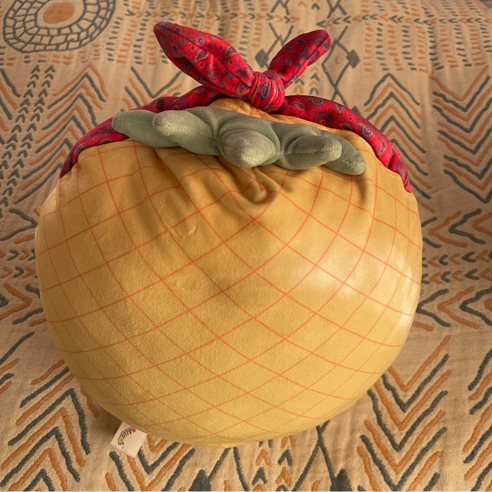 Squishmallows Yellow Pineapple Plush with Red Bandana - Picture 2 of 7